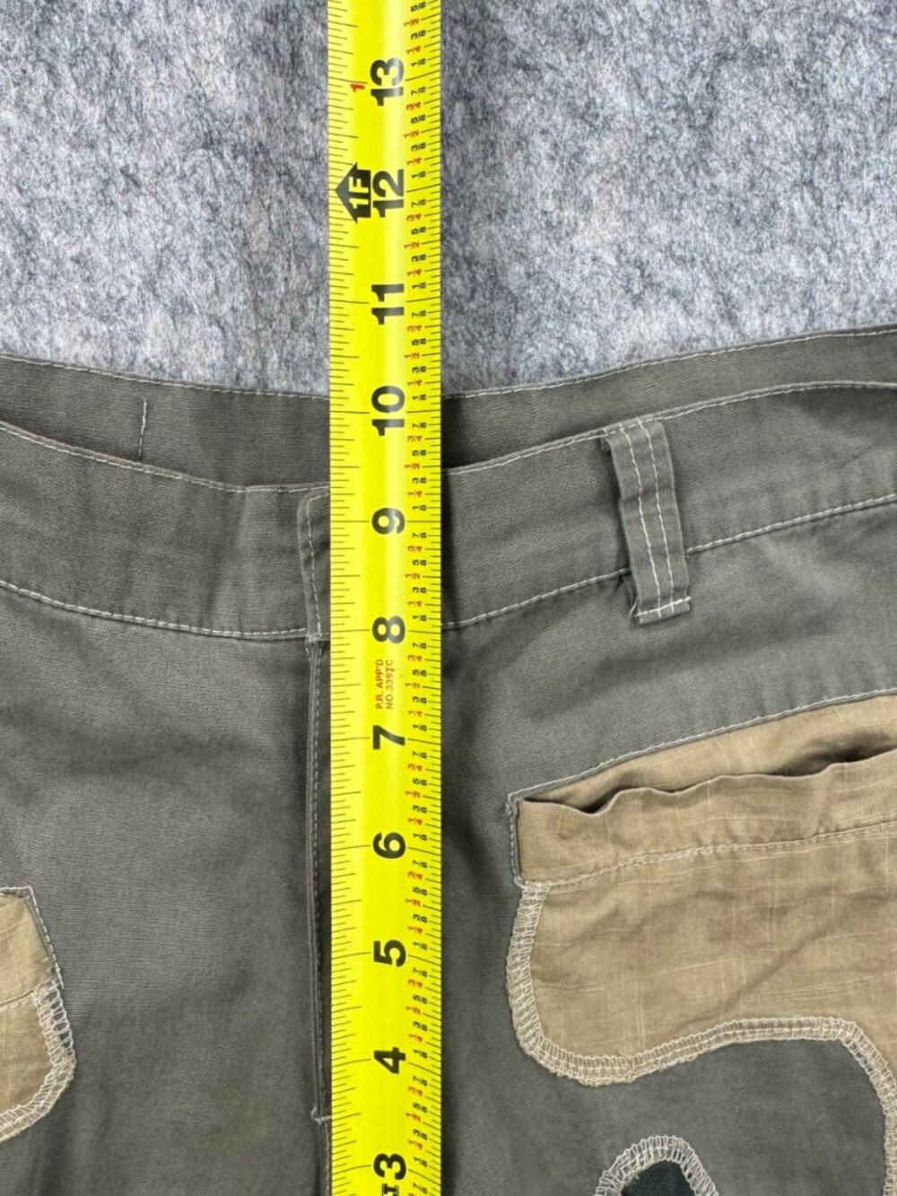 Pygmees Pants Y2K Vintage Camo Cut Out Jean Size Small Cotton - Picture 5 of 10